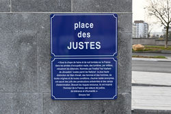 Nancy Grand Cœur, place des Justes