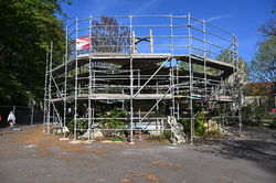 Nancy, rénovation du kiosque du parc Ste-Marie