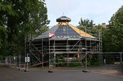 Nancy, rénovation du kiosque du parc Ste-Marie