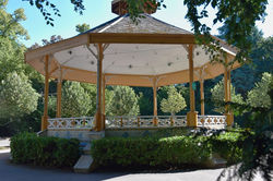 Nancy, rénovation du kiosque du parc Ste-Marie