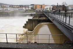 Nancy, Meurthe en crue
