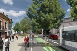 Nancy, simulation rue Mon Desert