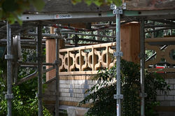 Nancy, rénovation du kiosque du parc Ste-Marie