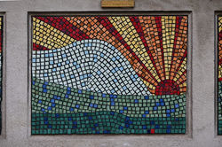 Nancy, mosaïque de Jean Dallaire