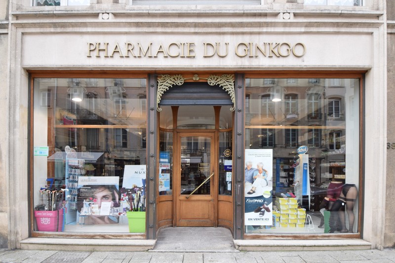 Découvrir Nancy, ses pharmacies Art Nouveau