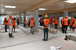 Grand Nancy Thermal, 1ère visite de chantier