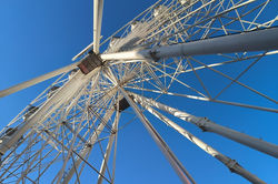 Nancy, vue depuis la grande roue de Noël