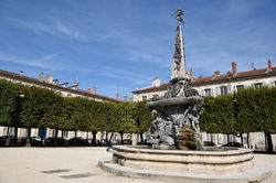Nancy, fontaine de la place d'Alliance