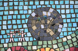 Nancy, mosaïque de Jean Dallaire