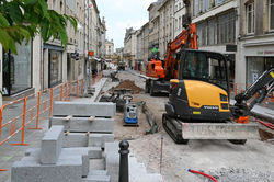 Nancy, piétonnisation, aménagements rue gambetta