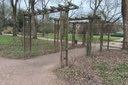 Nancy, parc de la pépinière, plan Pep2030, aménagement de la roseraie