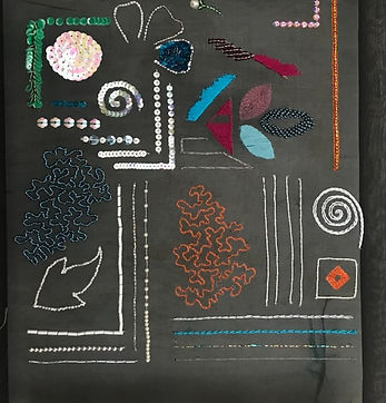 tambour embroidery samples