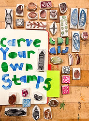 Rubber Stamp Carving Workshop with Felix Ford at Bus Stop Studios