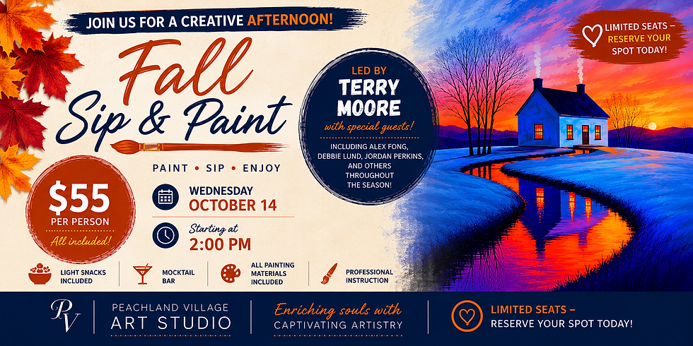 October 14, 2026 Sip and Paint