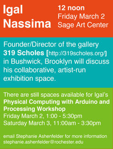 visiting artist lecture and workshop