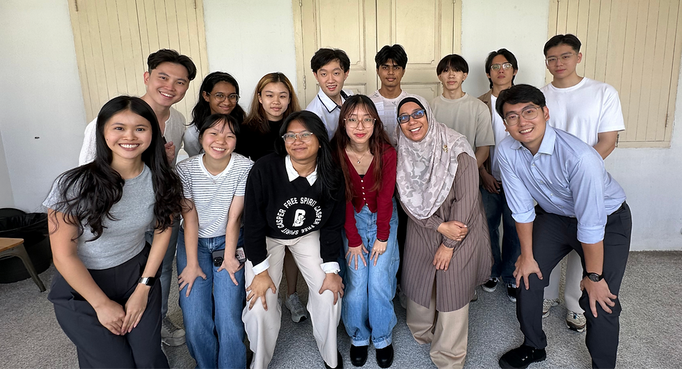 Group photo with AY25/26 Partners & Representatives | Meet them here: Partners & Representatives | APAC-SCA (Student Chapter)