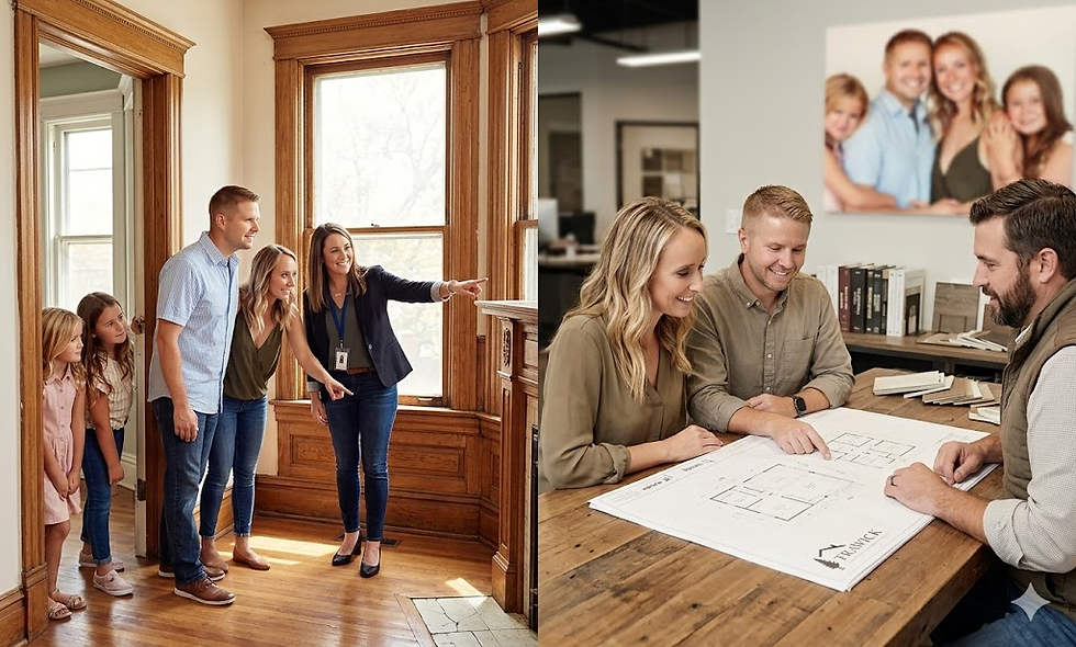 Comparison between buying an existing home and planning a new build