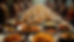High angle view of a large Cambodian feast with multiple dishes arranged for a big group