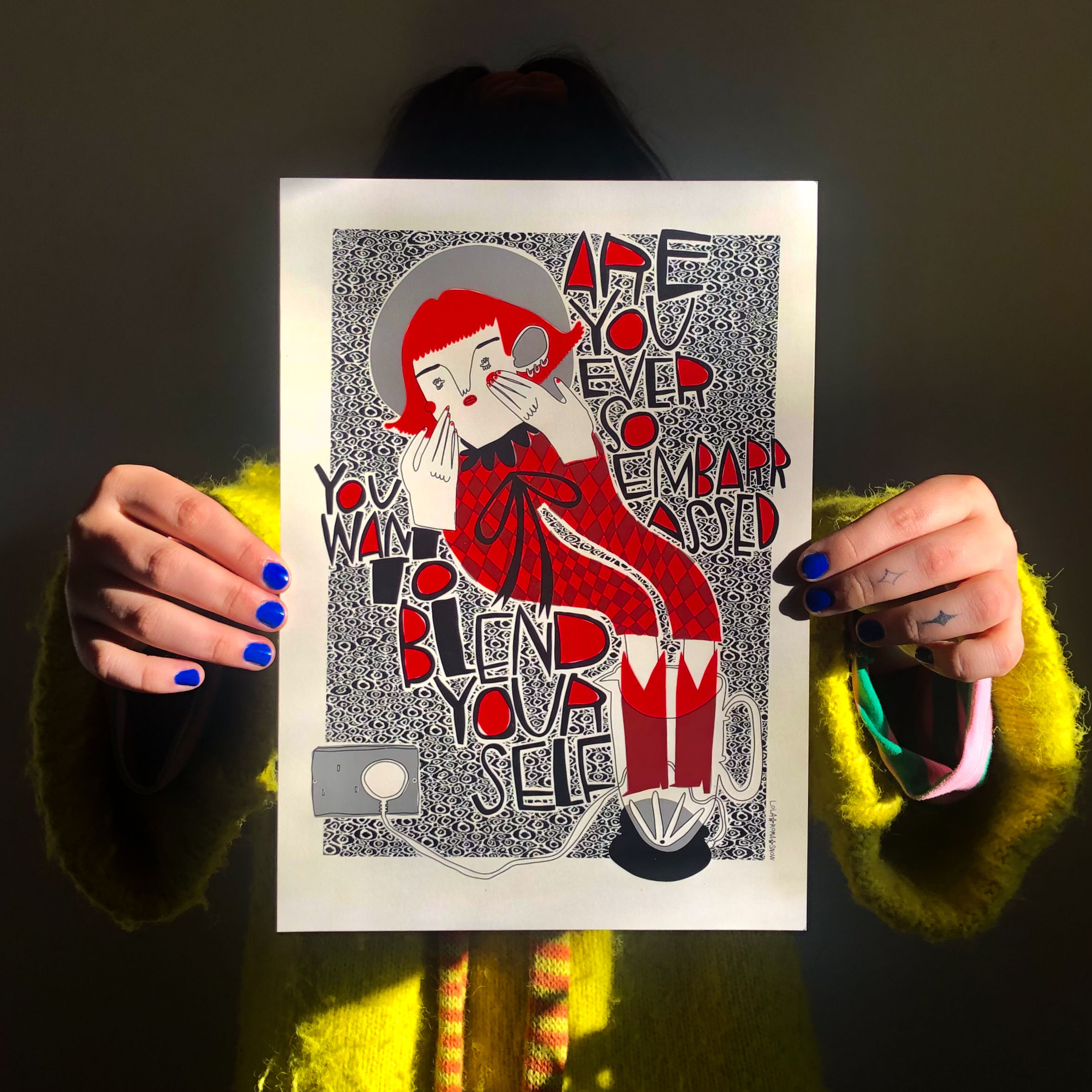 A4 'Blend Yourself' Print
