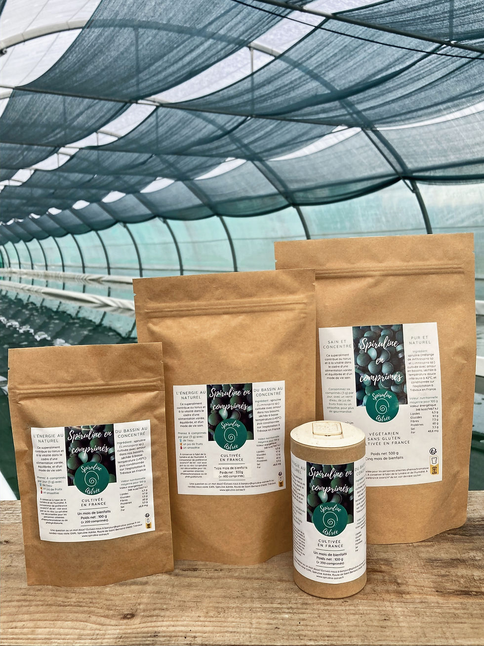 Miniature : Spiruline en comprimés - sachet 300g