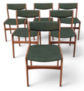6 Erik Buch for Nova Teak Chairs - 062687c