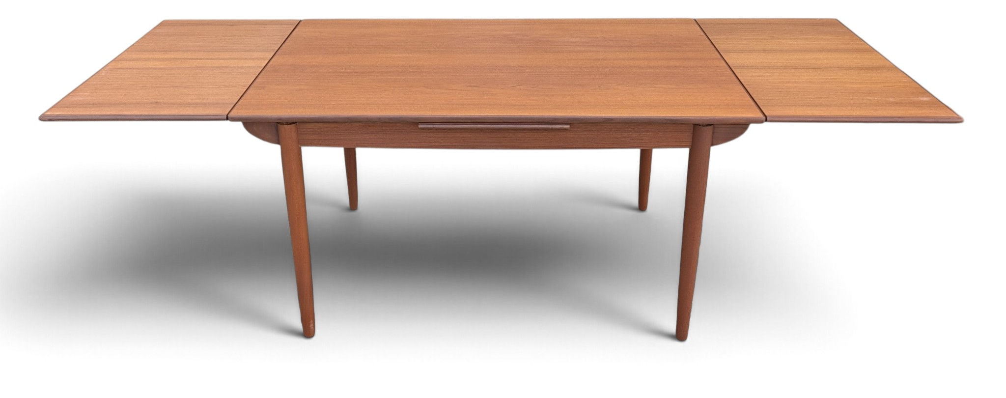 Teak Dining Table w Two Hidden Leaves - 1026903