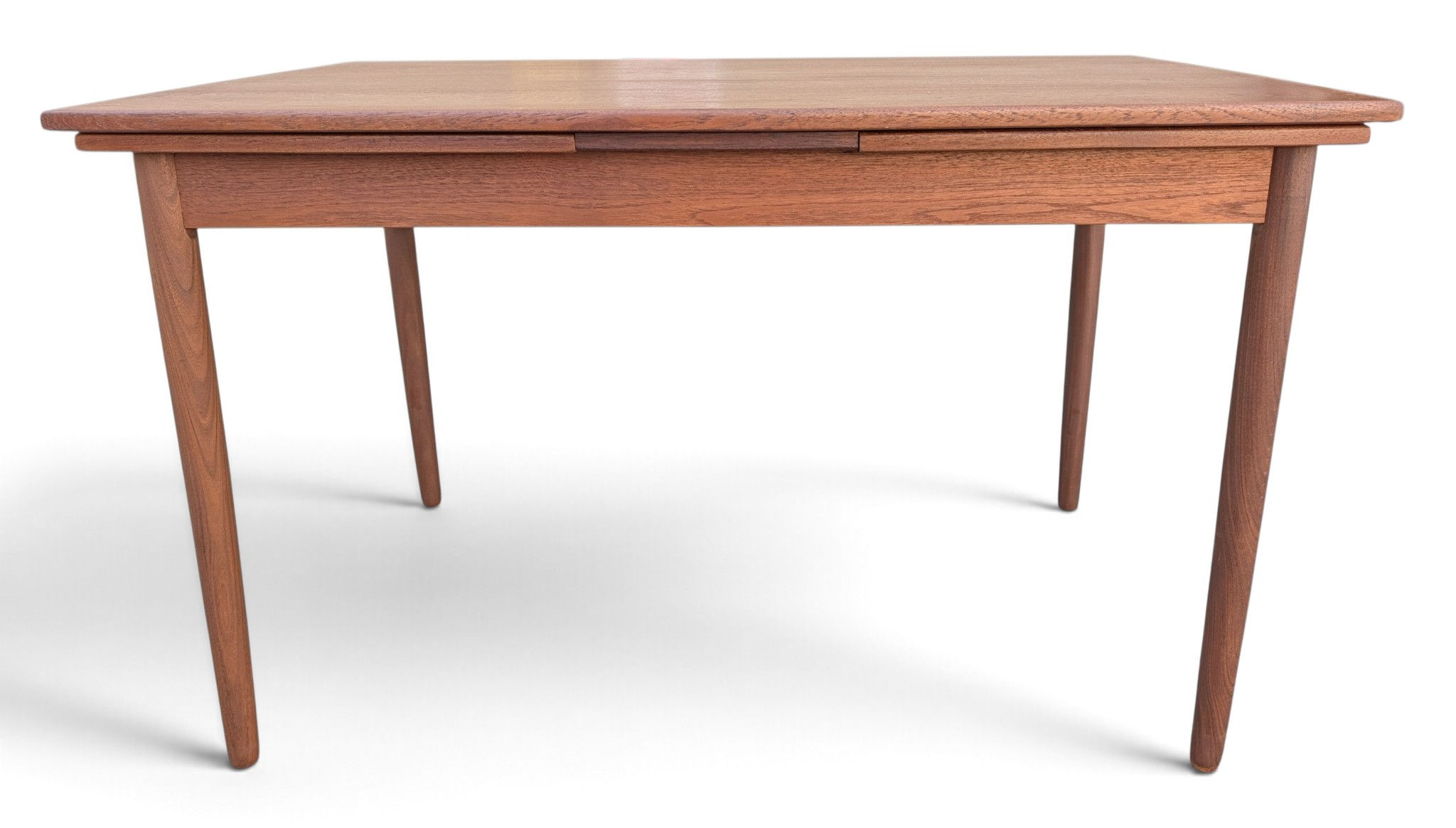 Teak Dining Table w Two Hidden Leaves - 1026665
