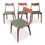 Thumbnail: 4 Boomerang Teak Dining Chairs by Alfred Christiansen for Slagelse - 122567a