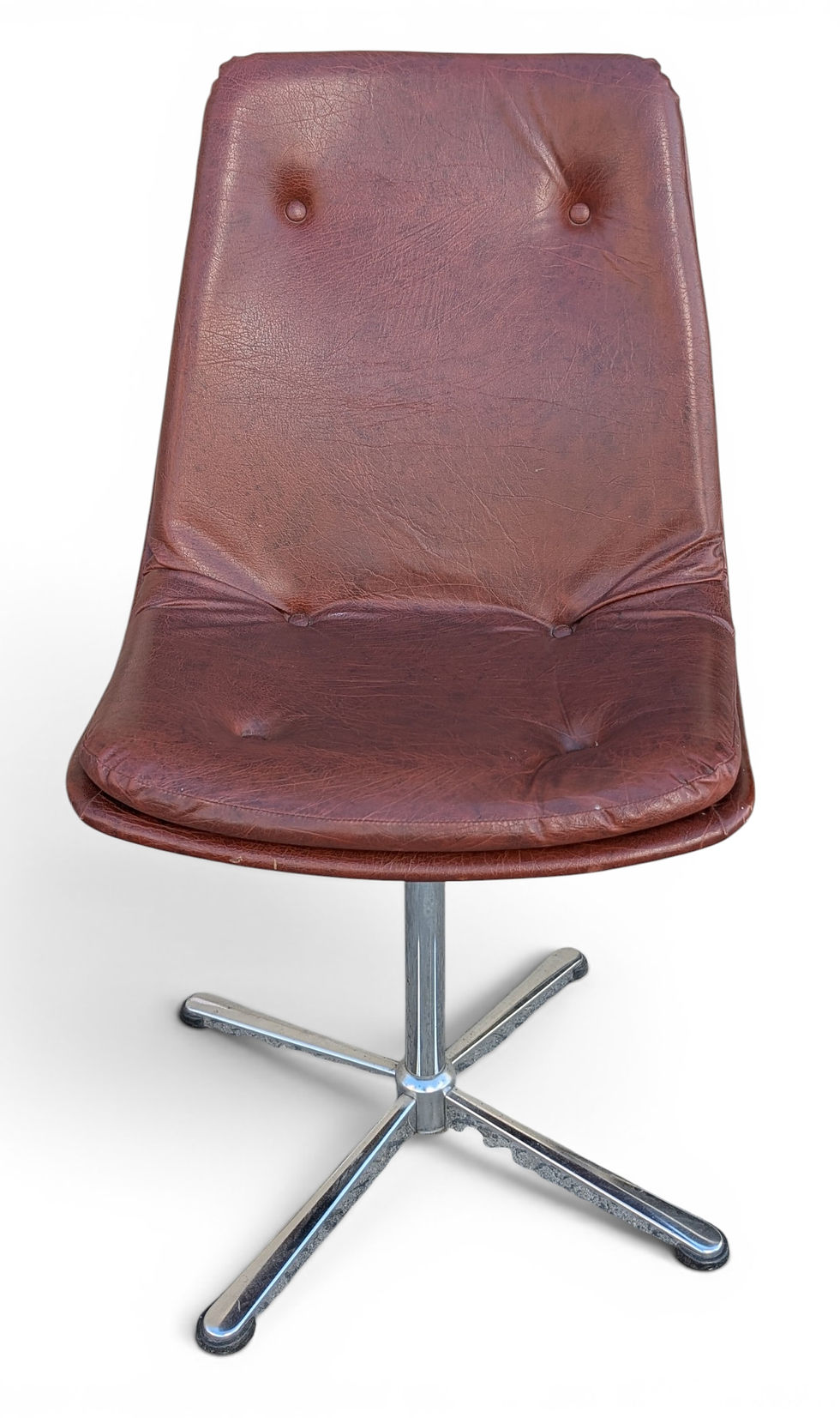 Thumbnail: Leather Desk Chair - 062674