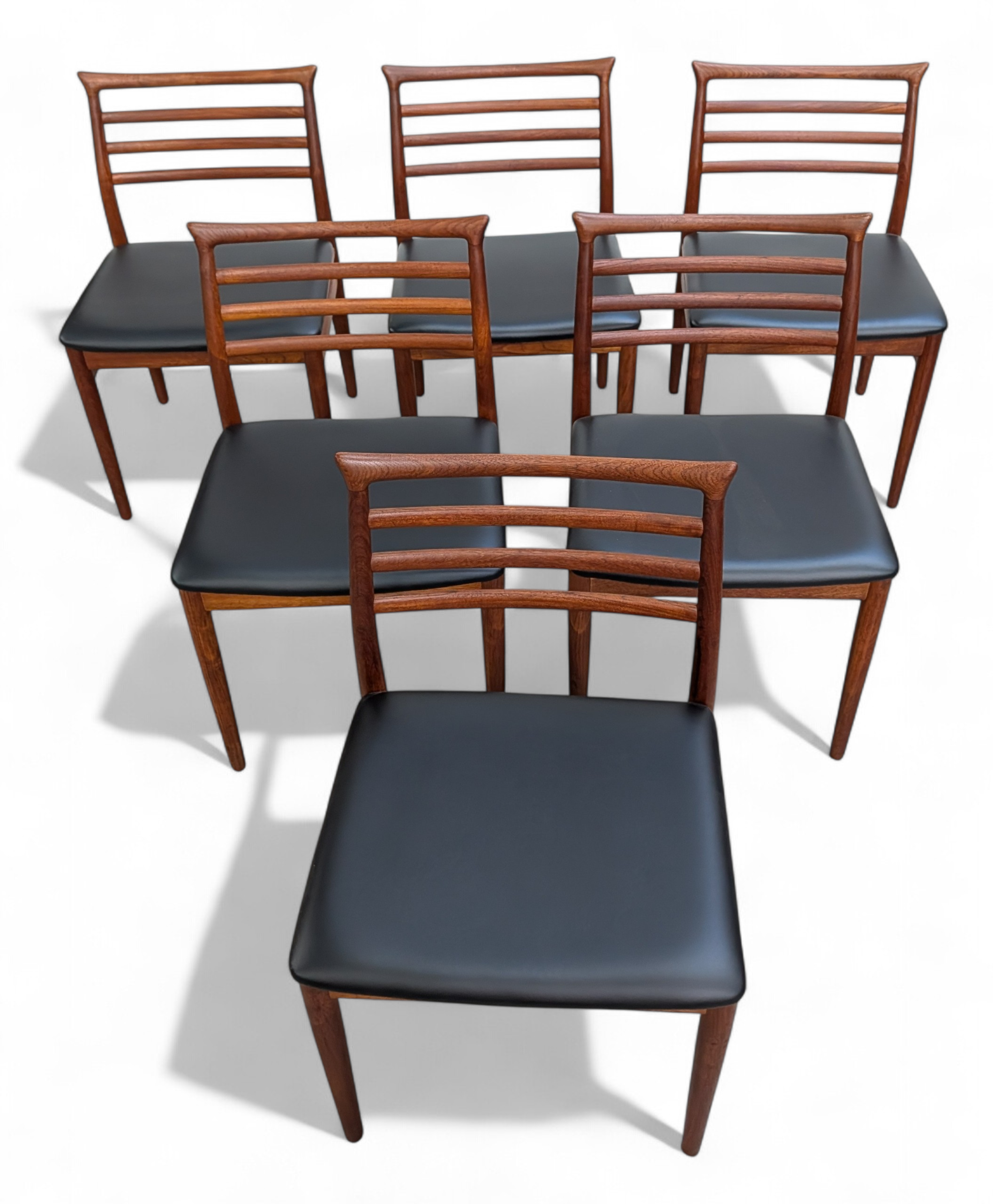 Set of 6 Rare Erling Torvits by Sorø Rosewood Chairs - 0426235
