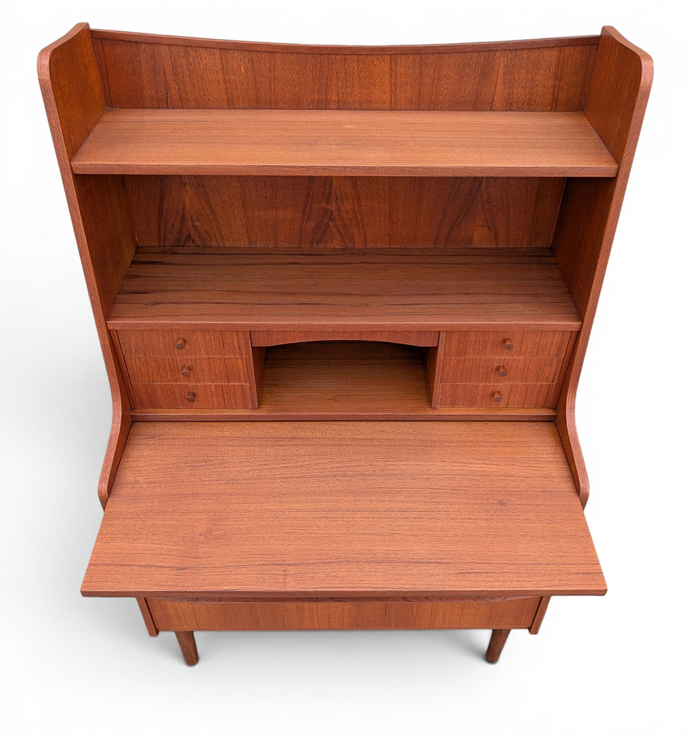 Thumbnail: Teak Secretary Desk by Erik Petersen - 072640