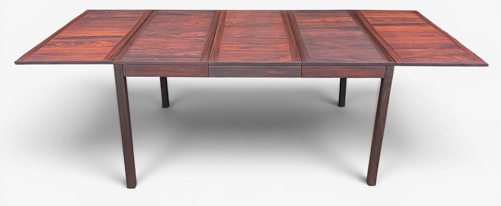 Thumbnail: From Small to XXL Rosewood Dining Table by Vejle Stolefabrik - 062664