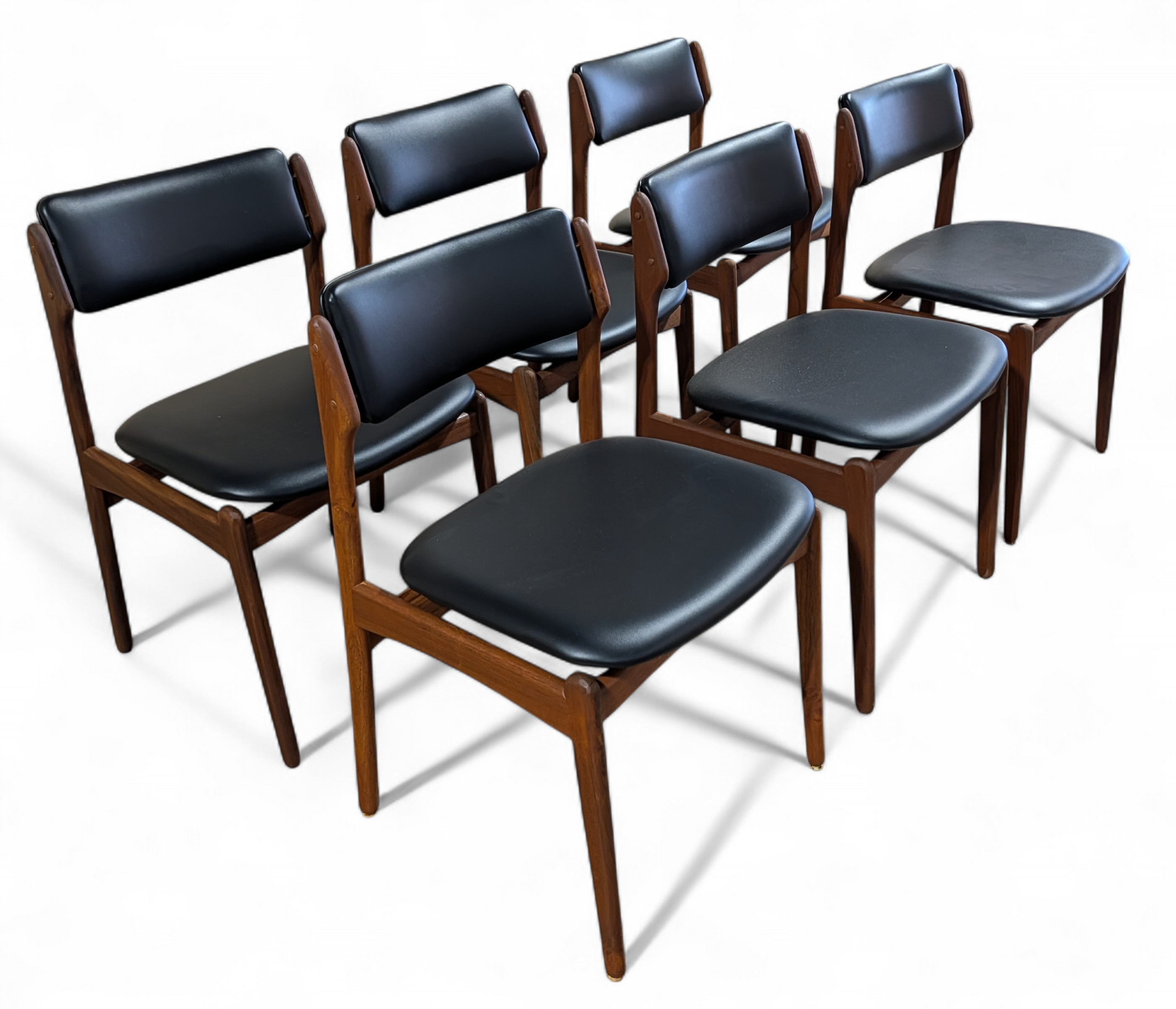 6 Erik Buch Teak Chairs - 0126416