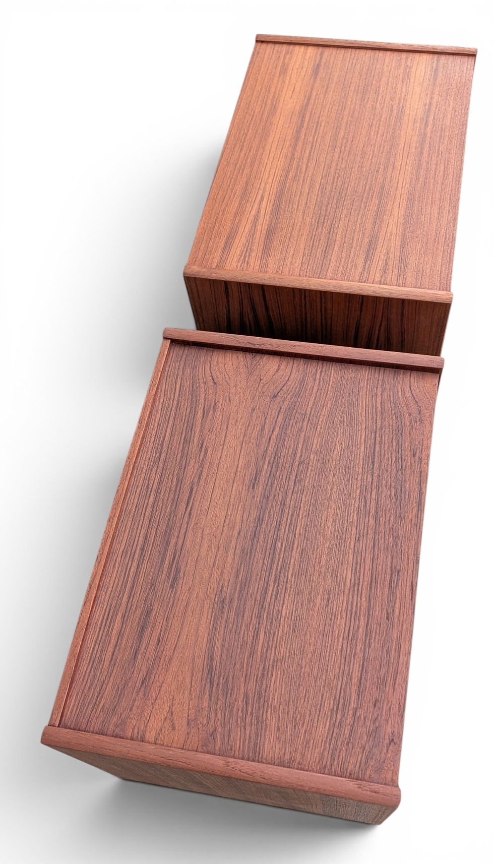 Thumbnail: (SOLD) Pair of Teak Nightstands - 062609