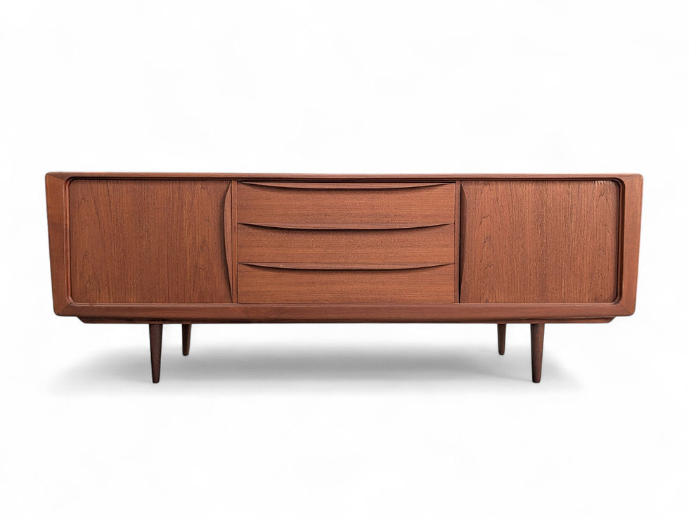 Thumbnail: HP Hansen Teak Sideboard with Tambour Doors - 042676