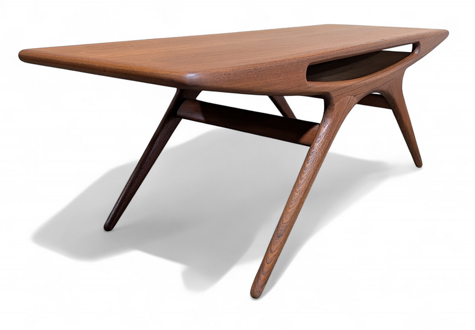 Thumbnail: Johannes Andersen Teak Smile Coffee Table  - 022668