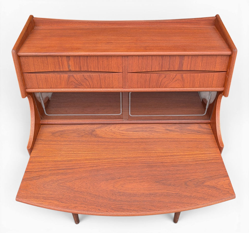 Thumbnail: Teak Secretary Desk By Falsig Mobler - 062645