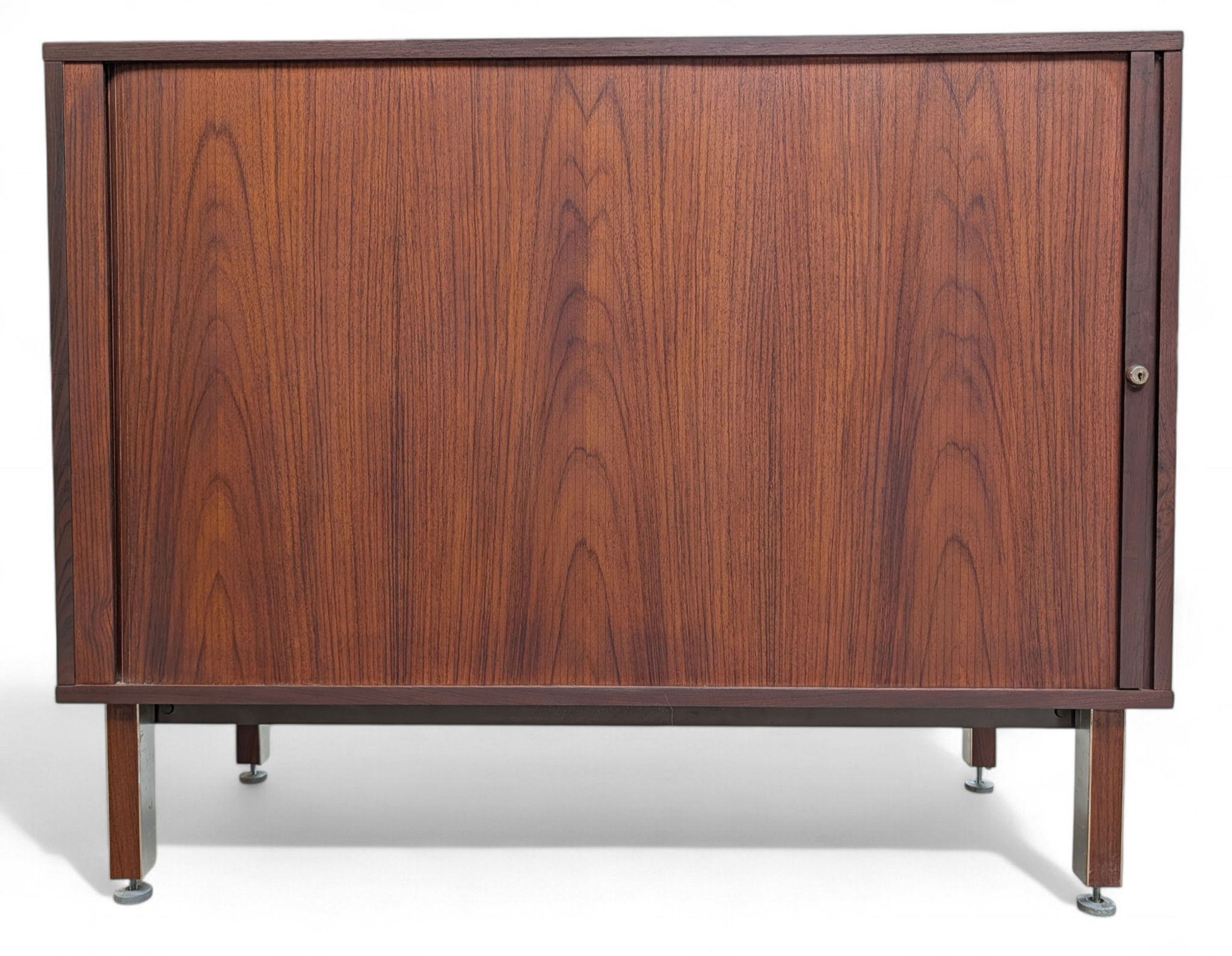 Nipo Rosewood Tambour Door LP/Media/Bar Sideboard -042634