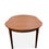 Thumbnail: Small Round Teak Dining Table w 1 Leaf - 092567