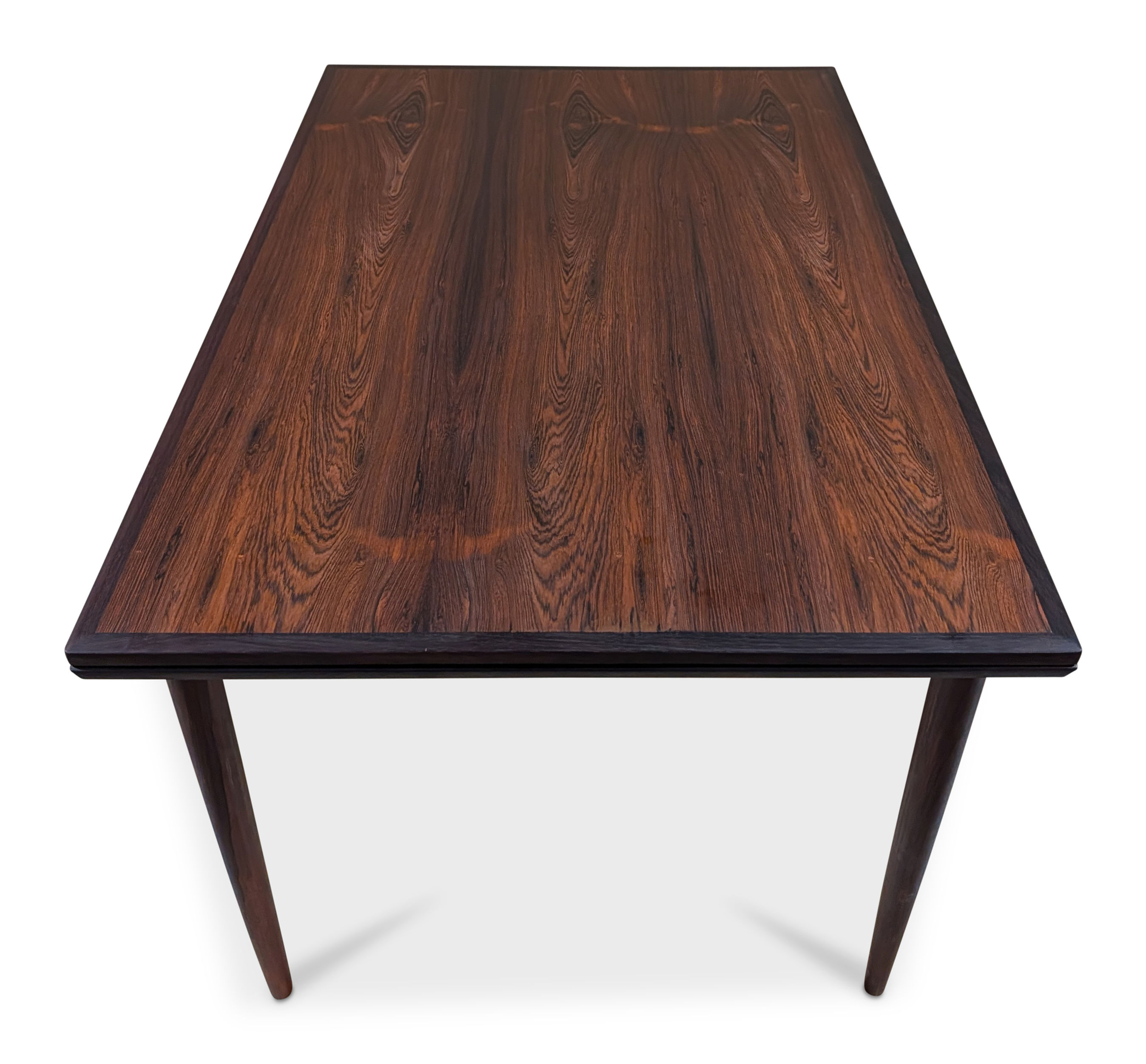 (SOLD) Rosewood Dining Table w 2 Leaves - 1225247