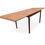 Thumbnail: Teak Dining Table w 2 Leaves - 0925101