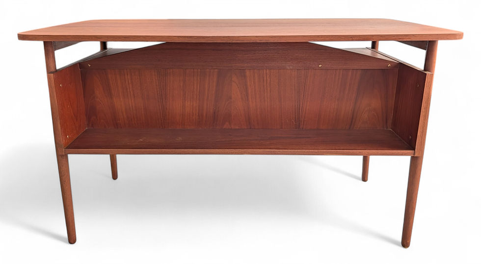 Thumbnail: (SOLD) Tibergaard Teak Floating Desk - 042614