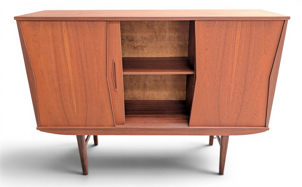 Thumbnail: (SOLD) Teak Credenza w Dry Bar - 052688