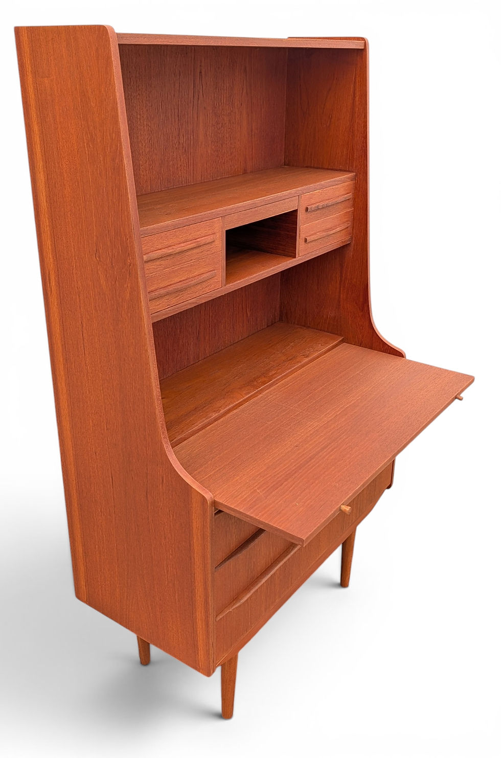 Thumbnail: Teak Secretary Desk - 072657