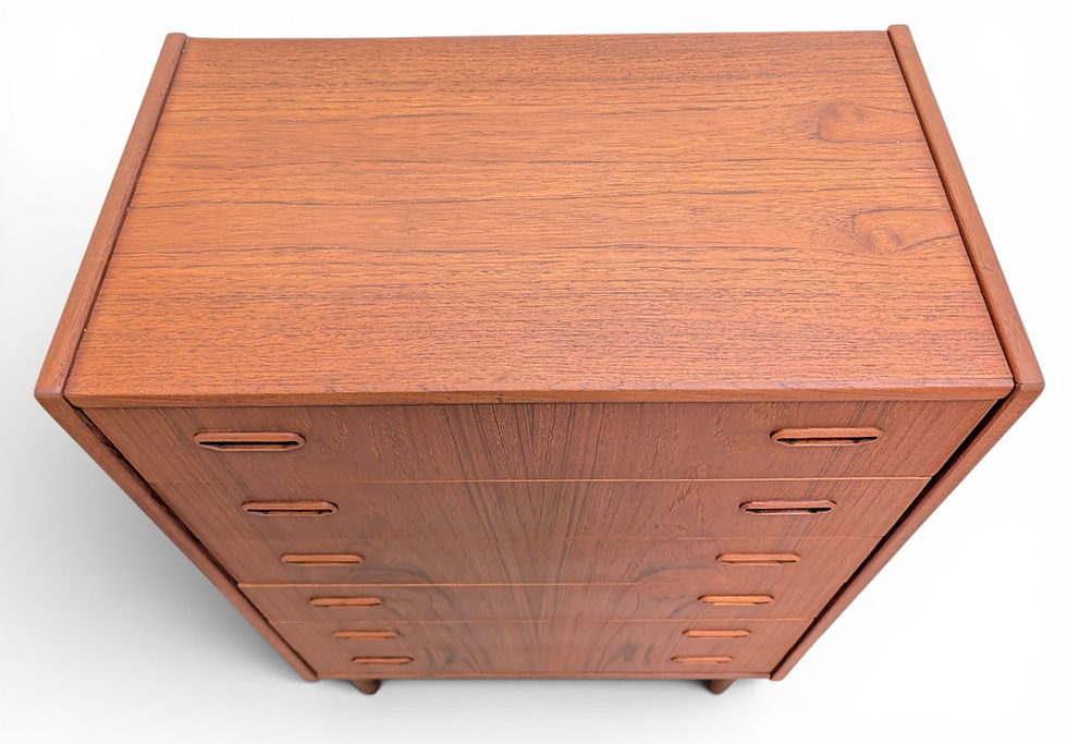 Thumbnail: High Boy Teak Dresser - 052632