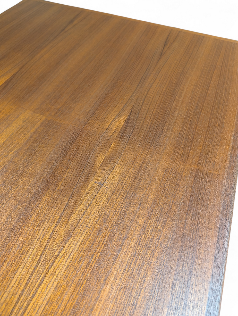 Thumbnail: (SOLD) Large Teak Dining Table w 2 Leaves - 0126111