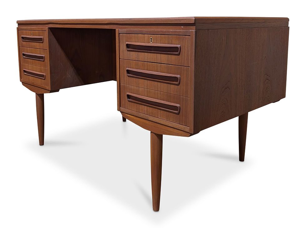 Thumbnail: (SOLD) J. Svenstrup for AP Mobler Teak Desk - 112505