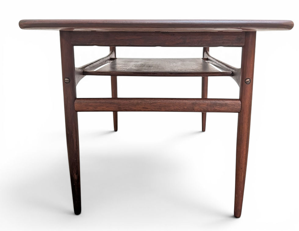 Thumbnail: (SOLD Arrebo Mobler Rosewood Coffee Table w Shelf - 052693