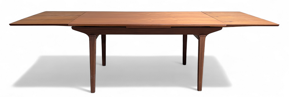 Thumbnail: (SOLD) Teak Dining Table w 2 Leaves - 022627