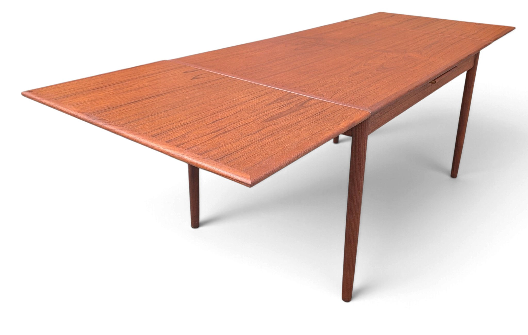 Teak Dining Table w Two Hidden Leaves - 1026566